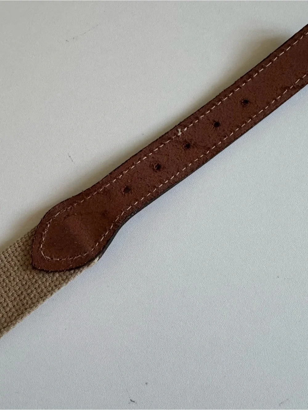Preppy Novelty Bow Tie Canvas Ribbon Belt Solid Brass Buckle Sz 38